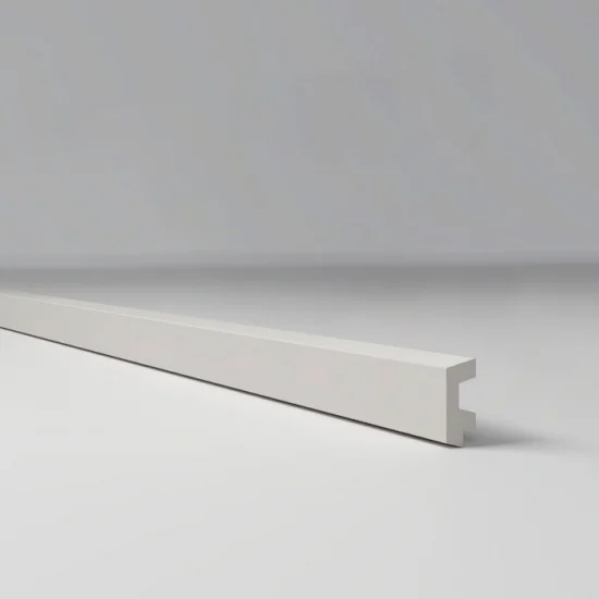 Торцевой профиль ПВХ для панелей Comfort 3D-Prof M Белый 001 - 2,95м
